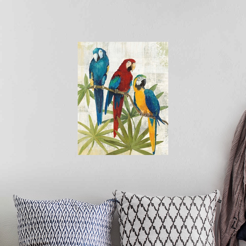 A bohemian room featuring Birds of a Feather II