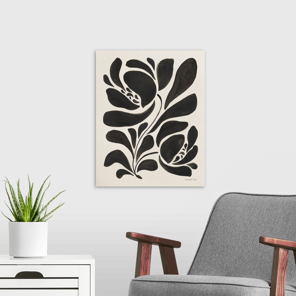 A modern room featuring Blooming Joy IV