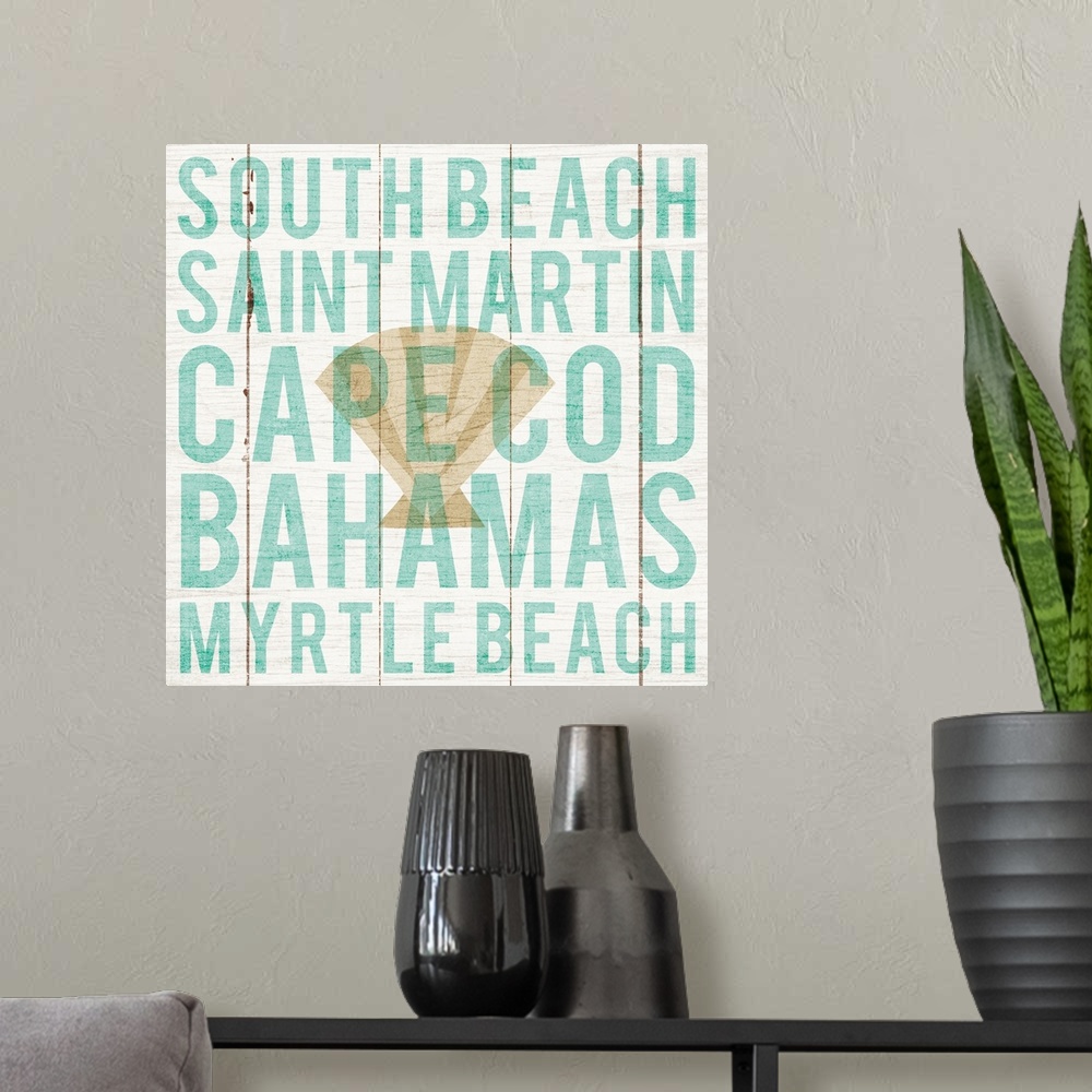 A modern room featuring South Beach- Saint Martin- Cape Cod- Bahamas- Myrtle Beach