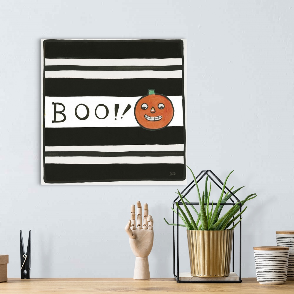 A bohemian room featuring Boo