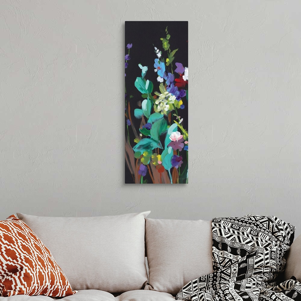 A bohemian room featuring Brightness Flowering Panel I