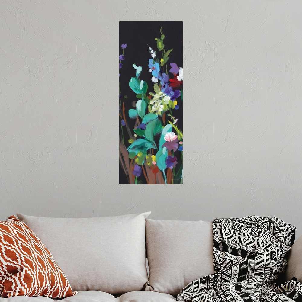 A bohemian room featuring Brightness Flowering Panel I
