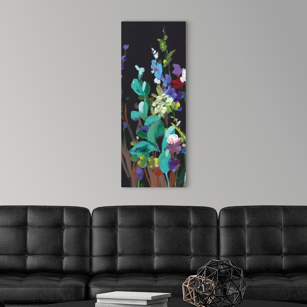 A modern room featuring Brightness Flowering Panel I