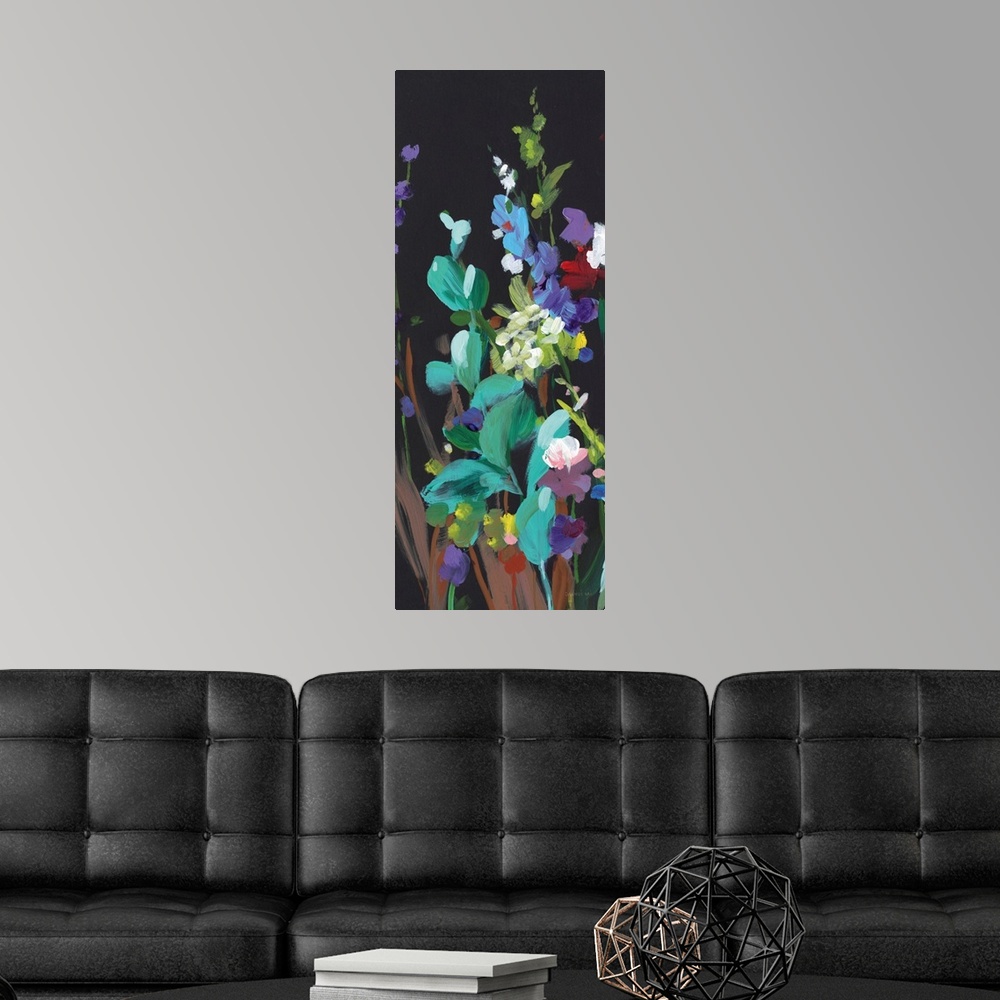 A modern room featuring Brightness Flowering Panel I