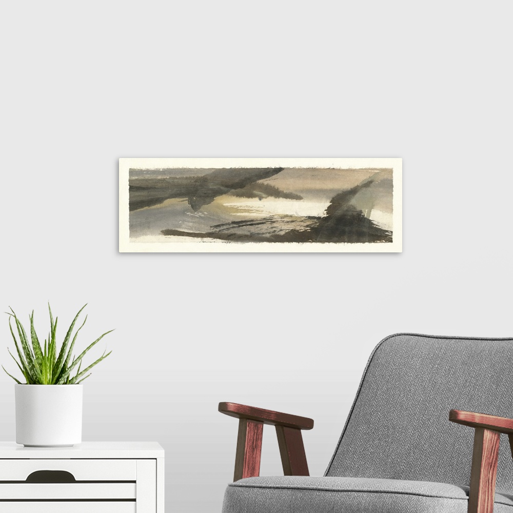 A modern room featuring Brushscape III