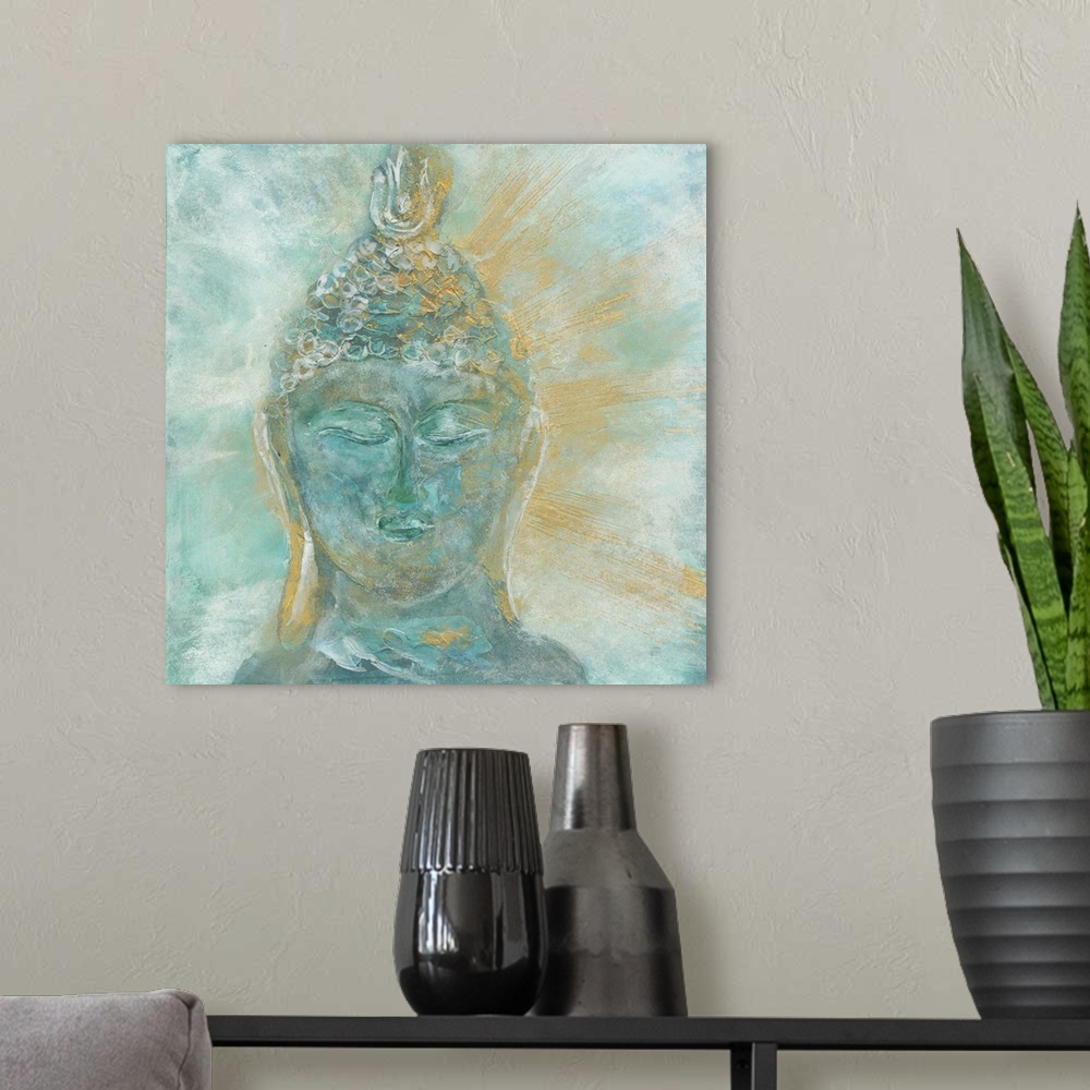 A modern room featuring Buddha Bright II