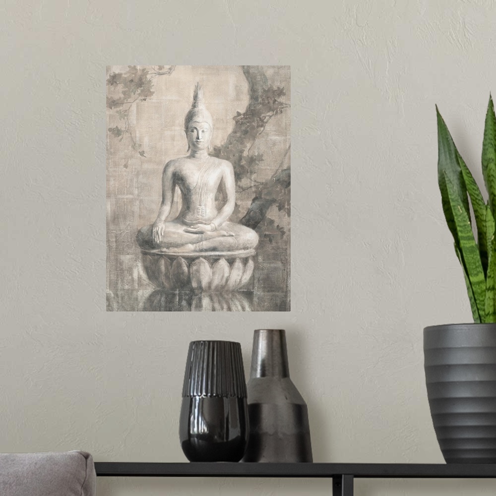 A modern room featuring Buddha Neutral