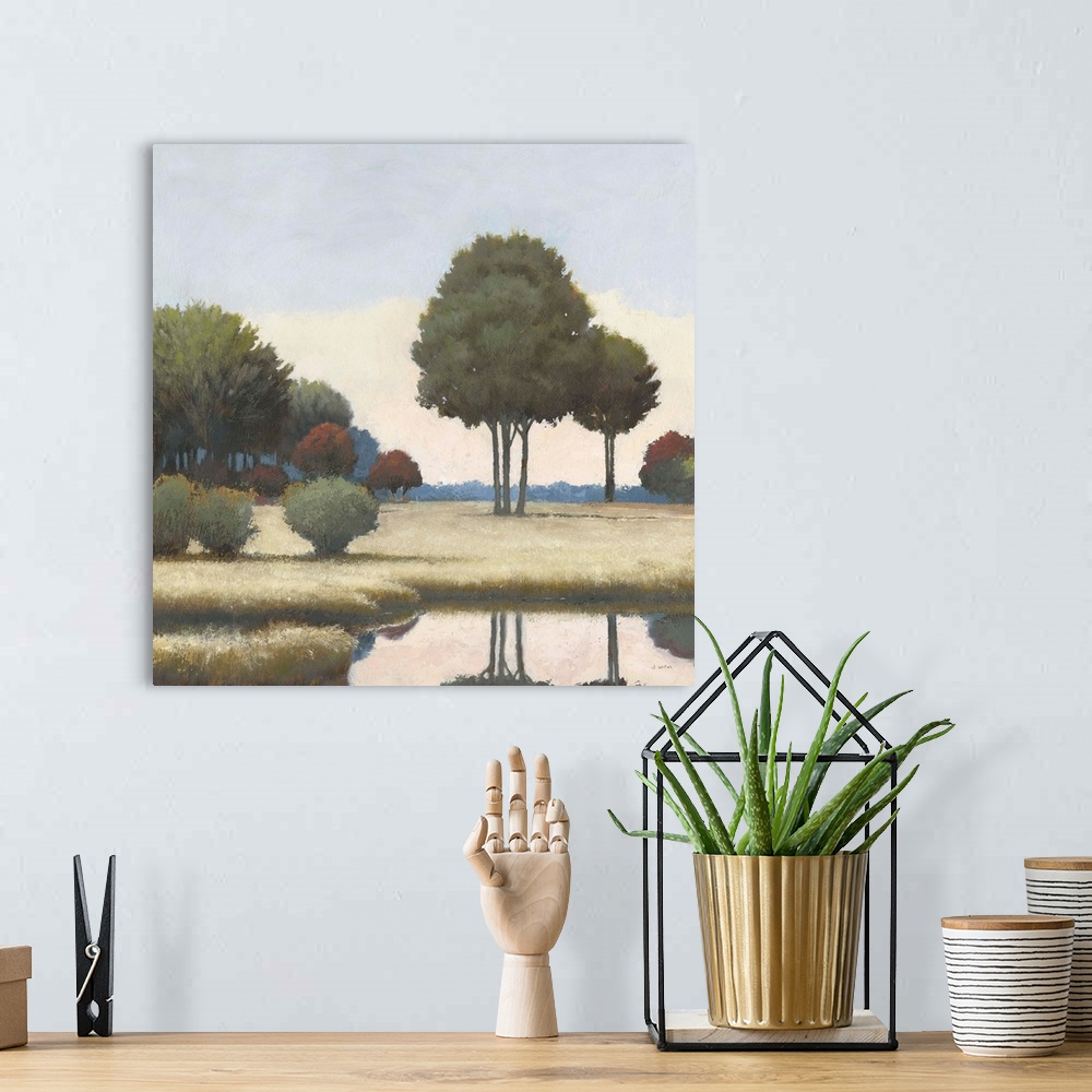 A bohemian room featuring By The Waterways II