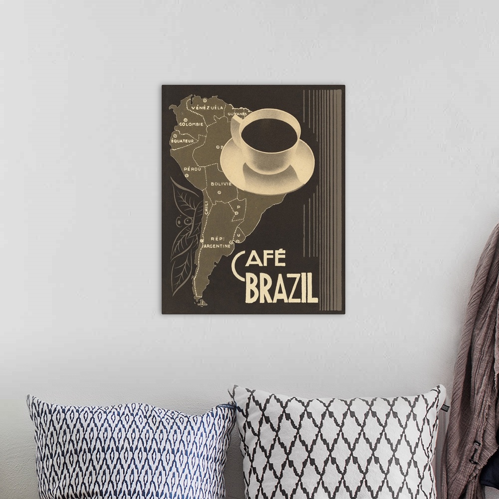 A bohemian room featuring Cafe Brazil II