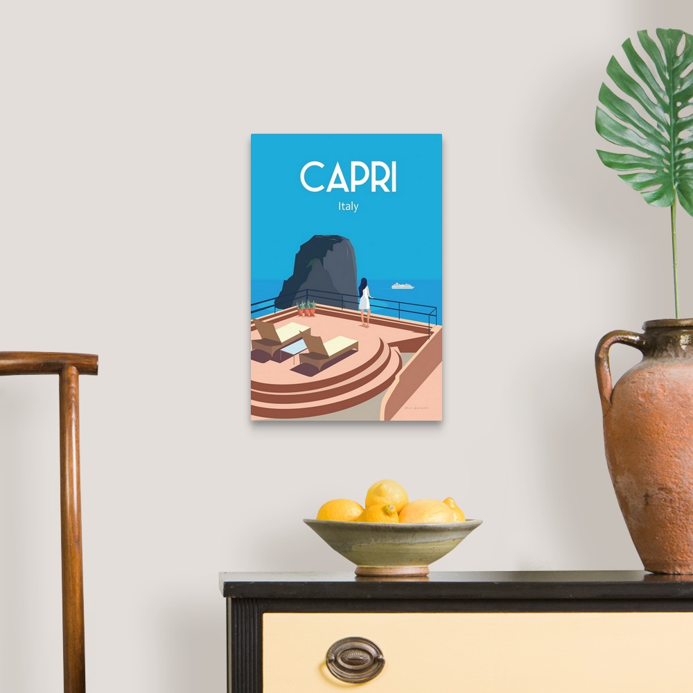 A traditional room featuring Capri