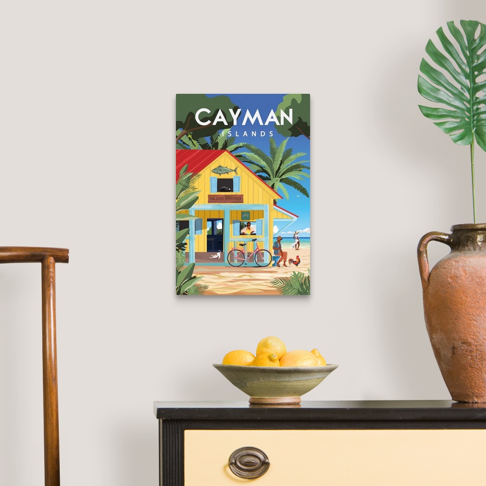 A traditional room featuring Cayman Islands