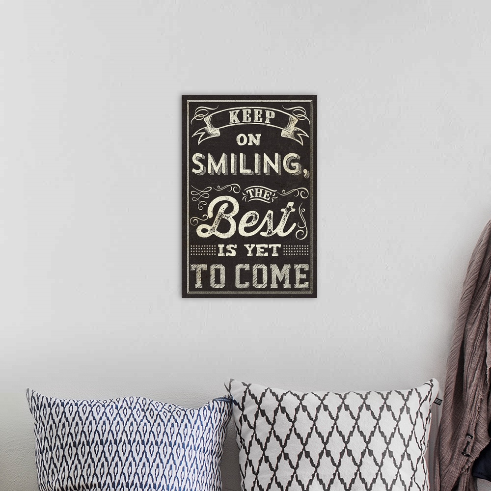 A bohemian room featuring Chalk Quotes II