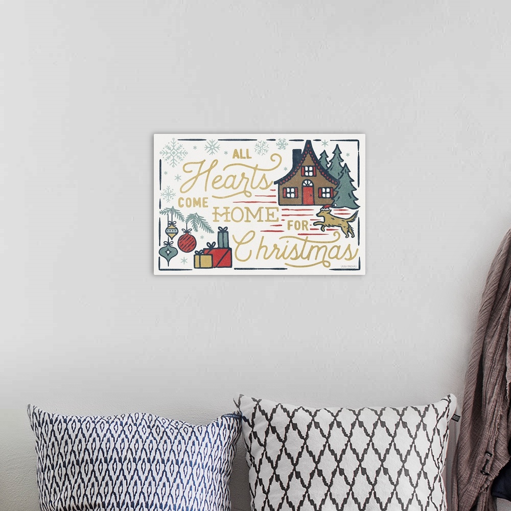 A bohemian room featuring Christmas Adventures I