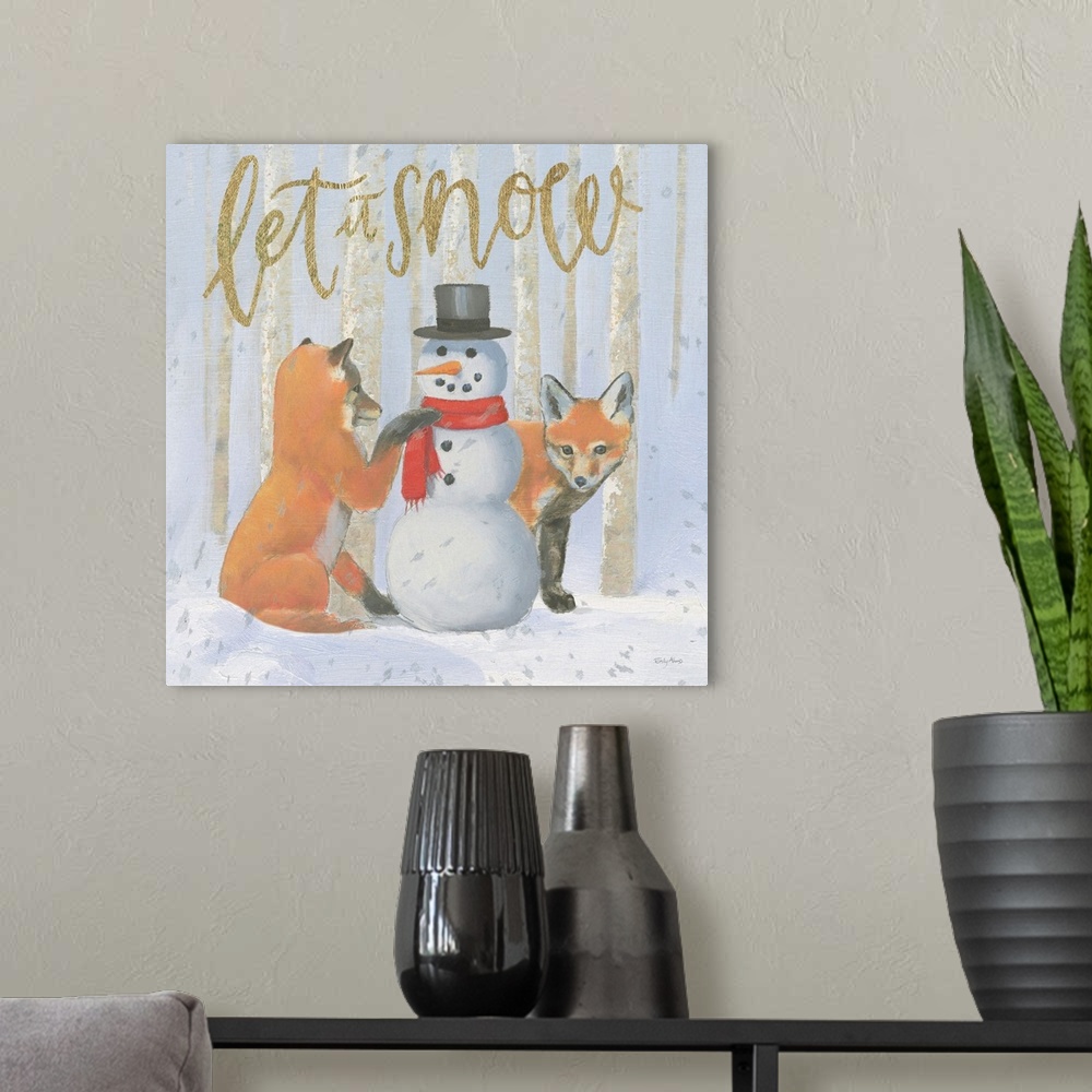 A modern room featuring Christmas Critters Bright III