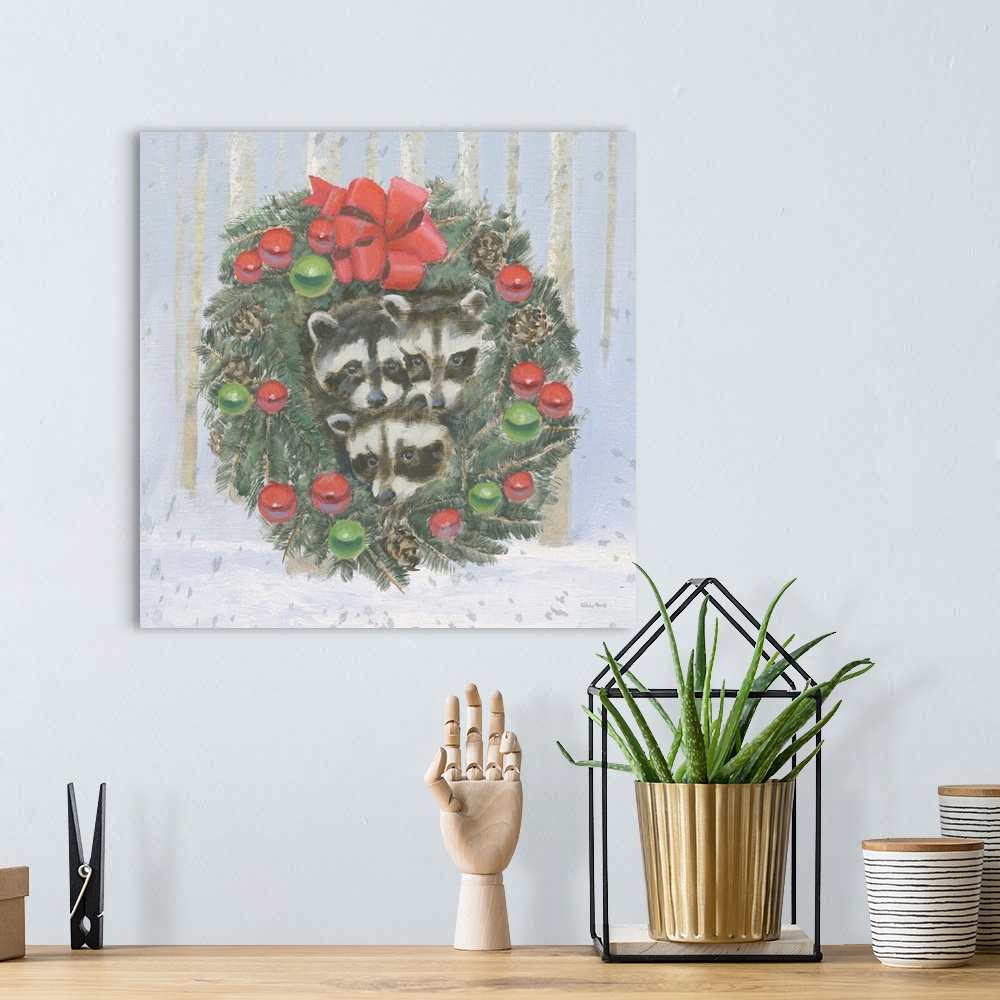 A bohemian room featuring Christmas Critters Bright VI