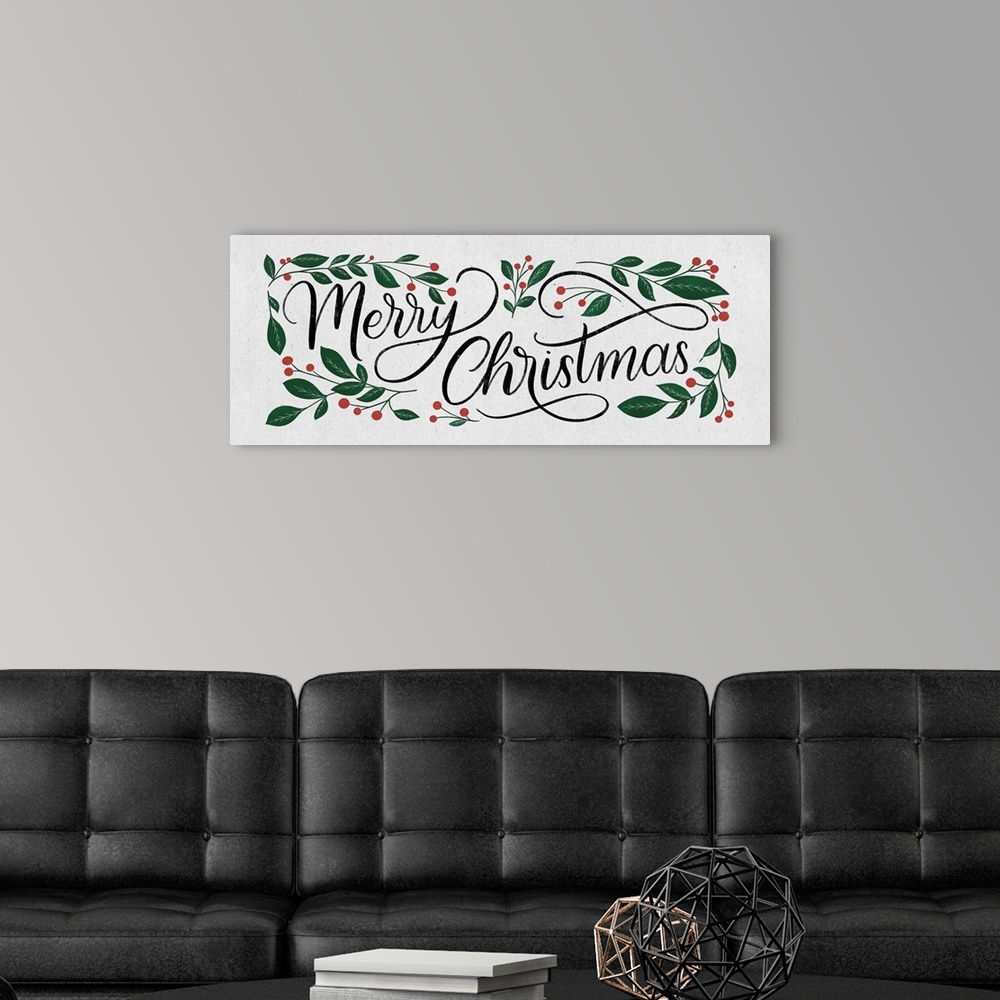 A modern room featuring Christmas Sayings I