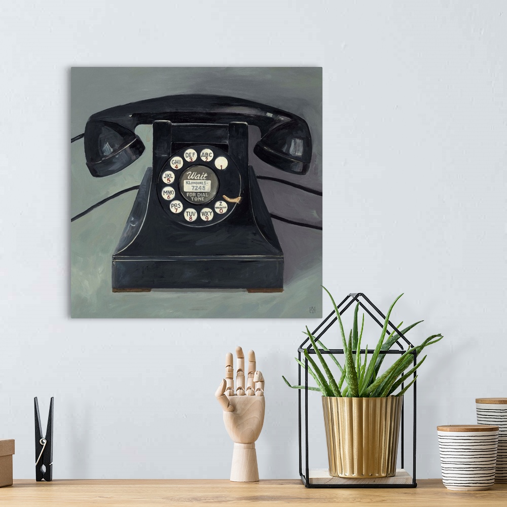 A bohemian room featuring Classic Telephone