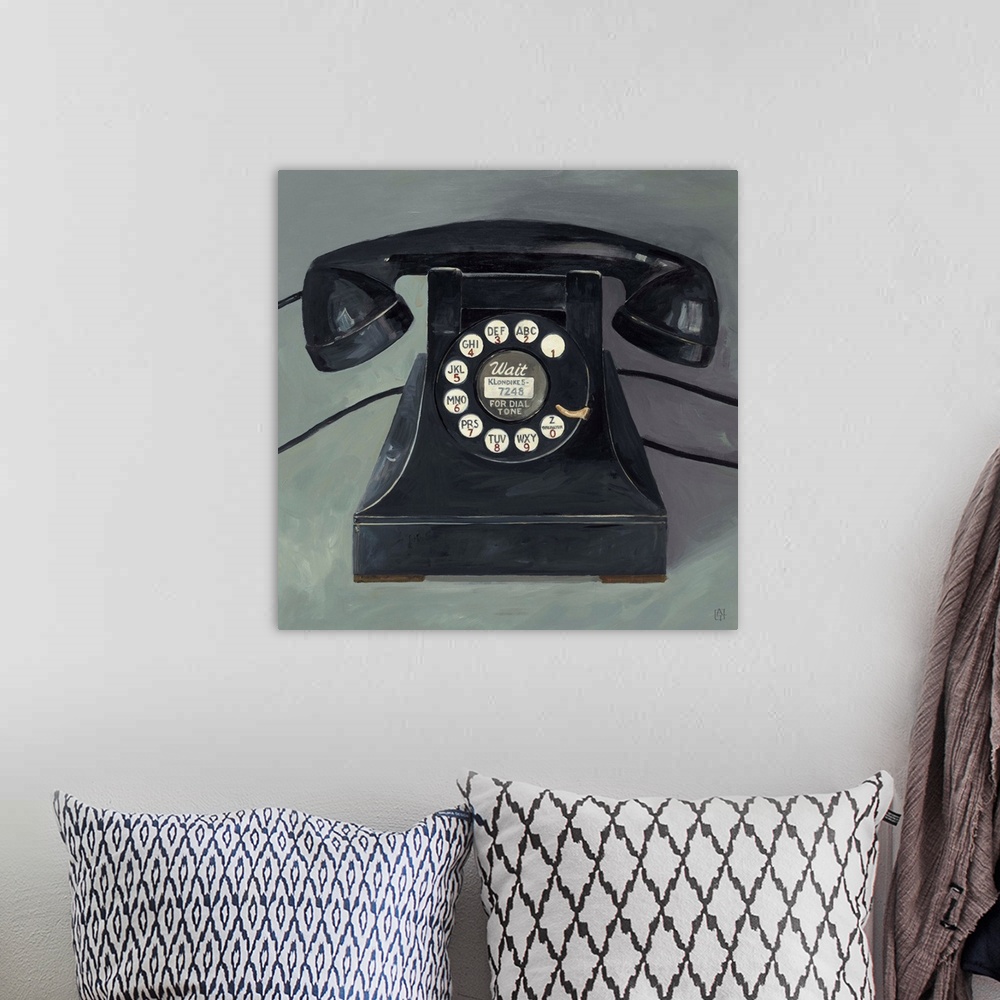 A bohemian room featuring Classic Telephone