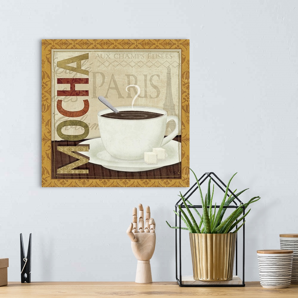 A bohemian room featuring Coffee Cup II