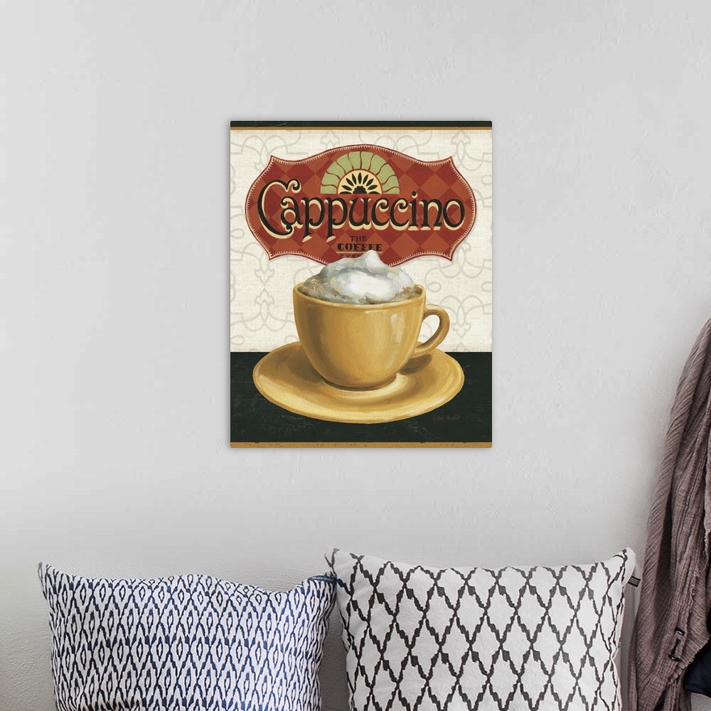 A bohemian room featuring Coffee Moment I