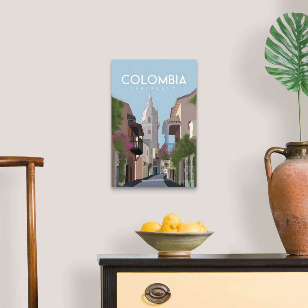 A traditional room featuring Colombia