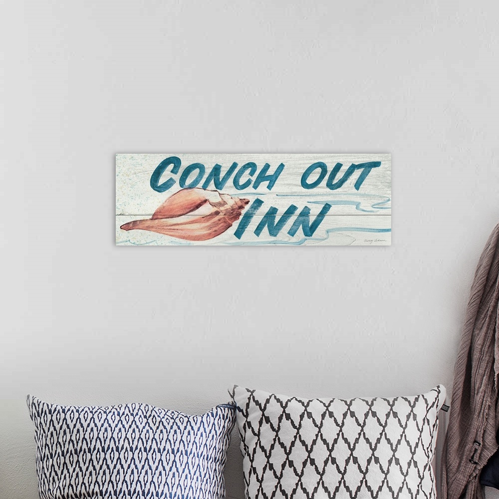 A bohemian room featuring Conch Out Inn