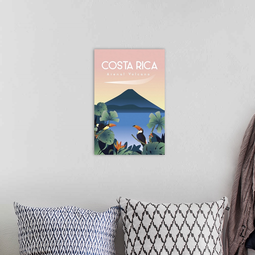 A bohemian room featuring Costa Rica