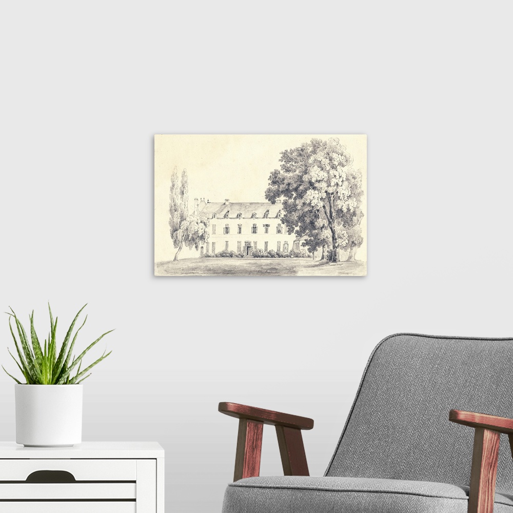 A modern room featuring Country House Sketch