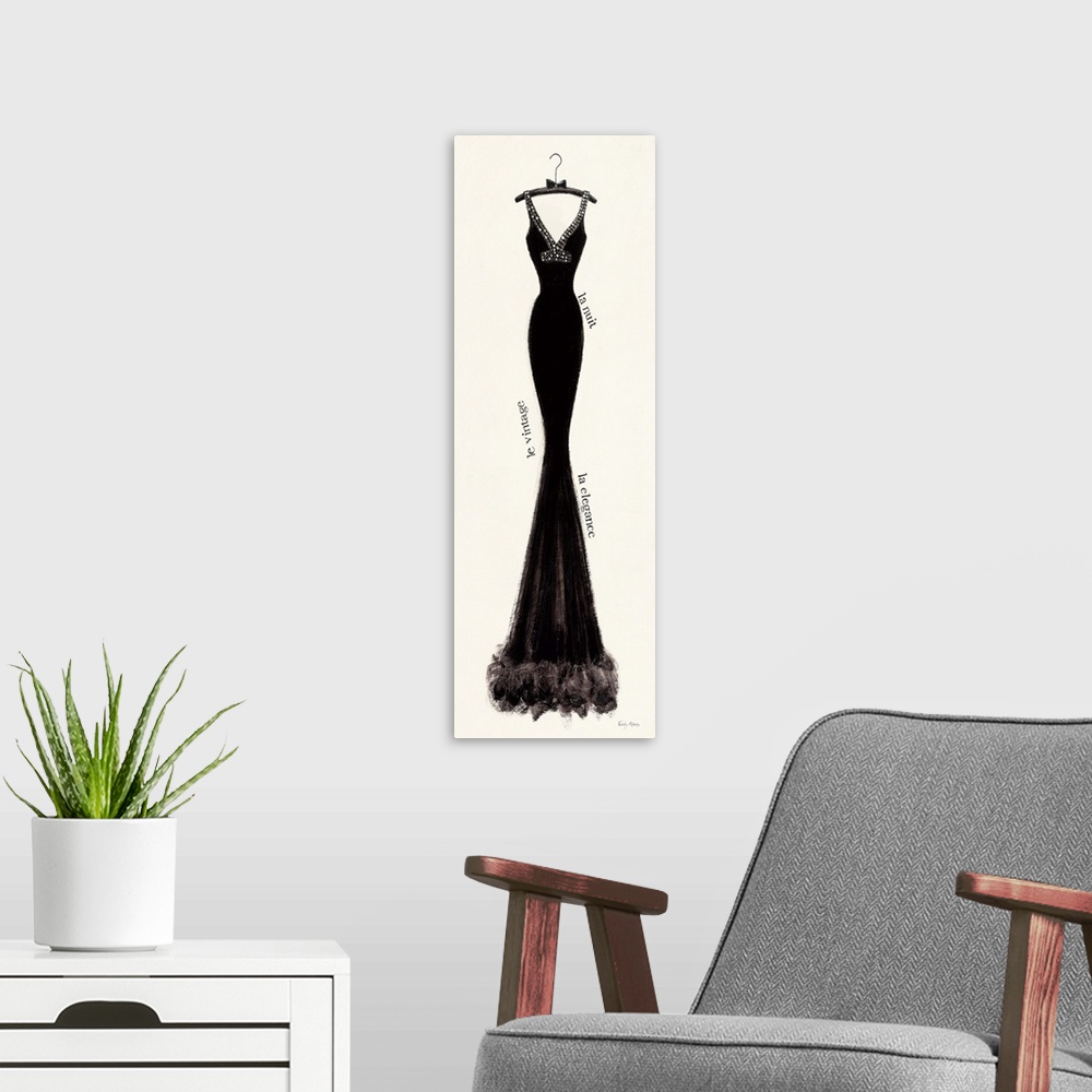 A modern room featuring Couture Noir Original I