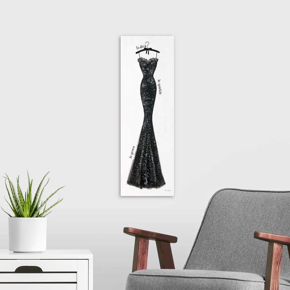A modern room featuring Couture Noir Original IV
