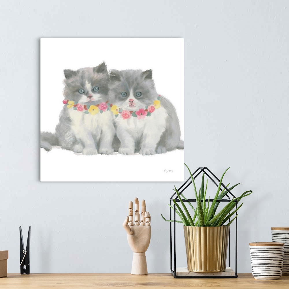 A bohemian room featuring Cutie Kitties VIII