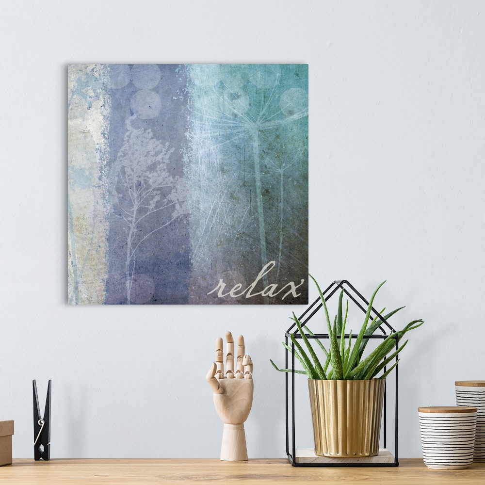 A bohemian room featuring Ethereal Inspirational Square II