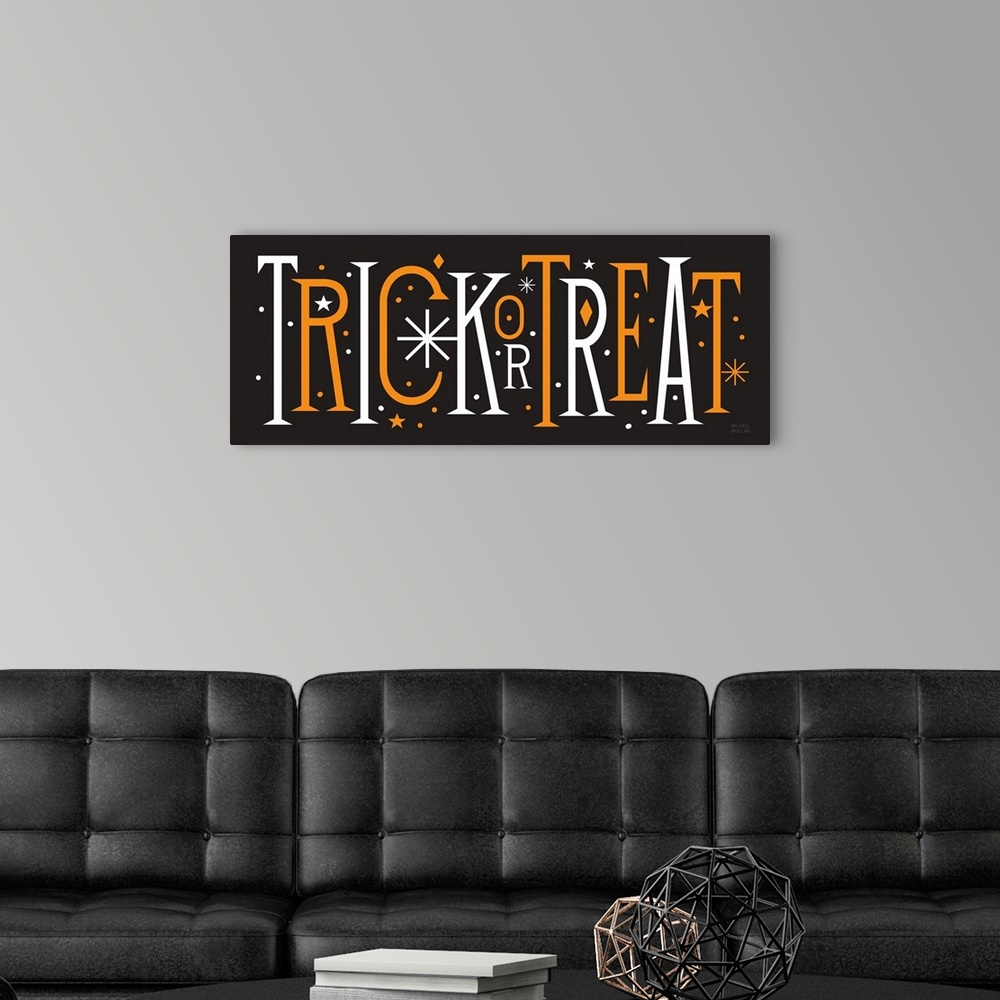 A modern room featuring Festive Fright Trick or Treat III