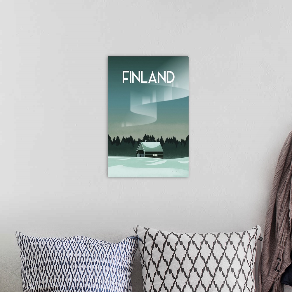 A bohemian room featuring Finland I