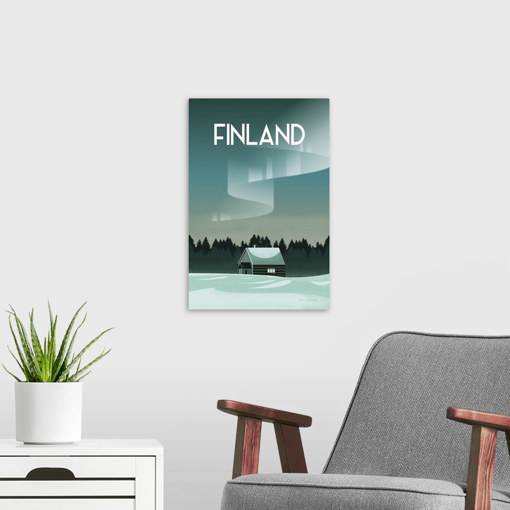 A modern room featuring Finland I