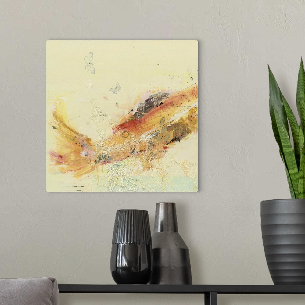 A modern room featuring Fish In The Sea I
