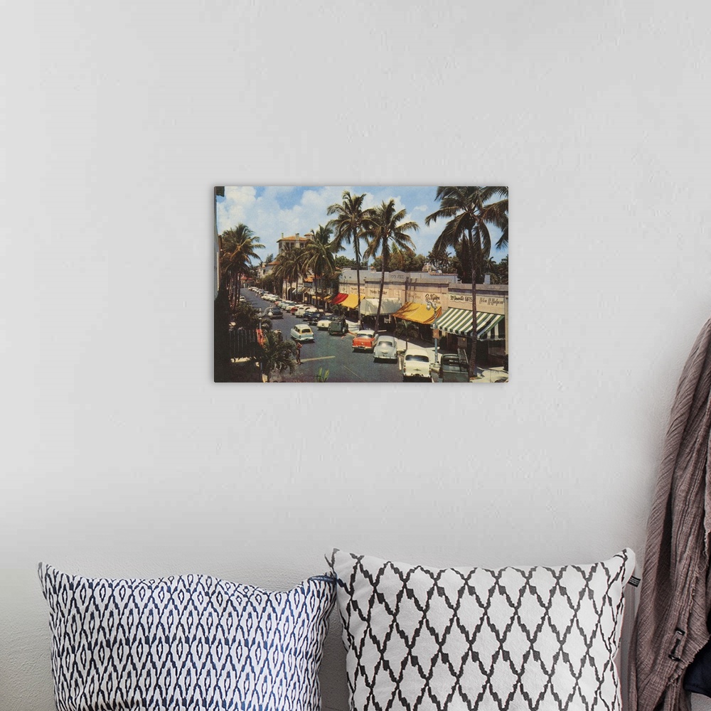 A bohemian room featuring Florida Postcard IV