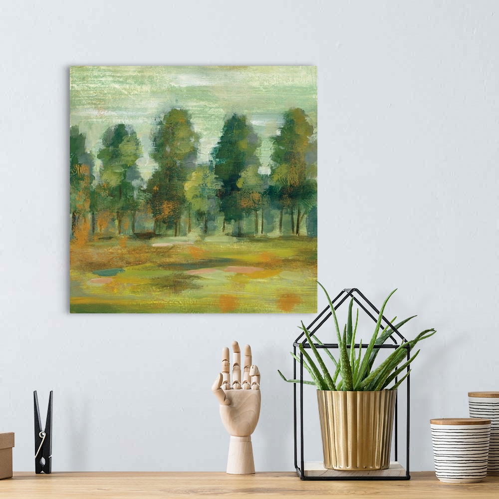 A bohemian room featuring Forest II