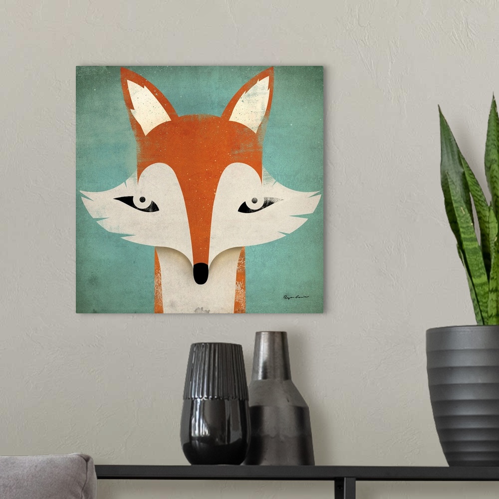 A modern room featuring Fox