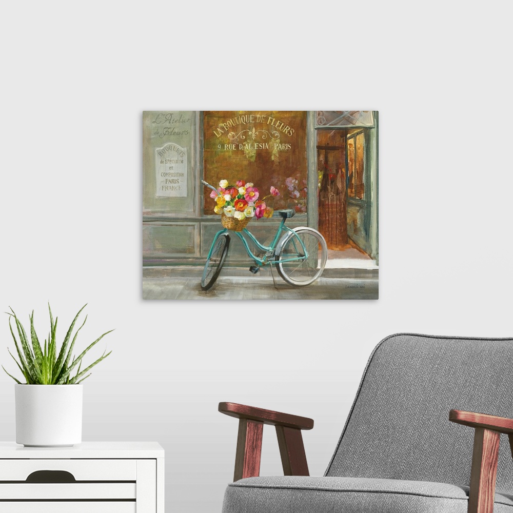 A modern room featuring French Flowershop 2