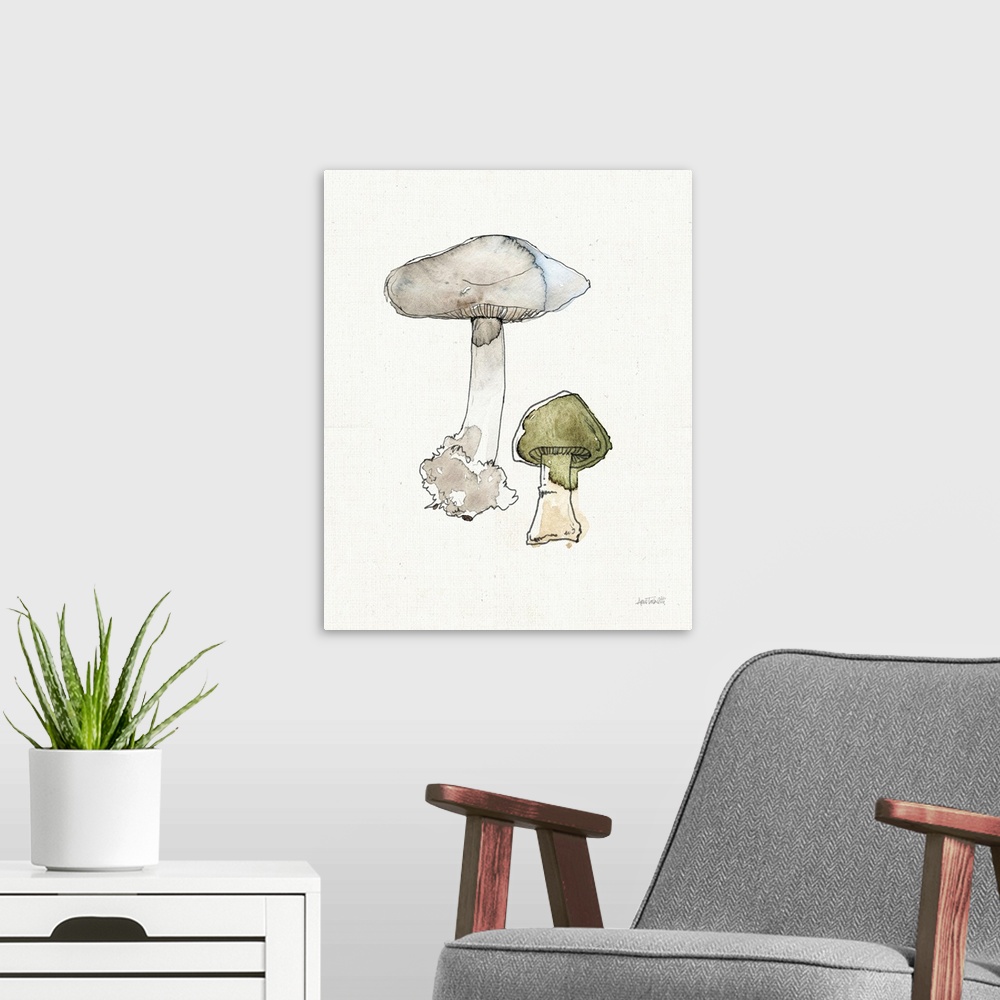 A modern room featuring Fresh Farmhouse Mushrooms III