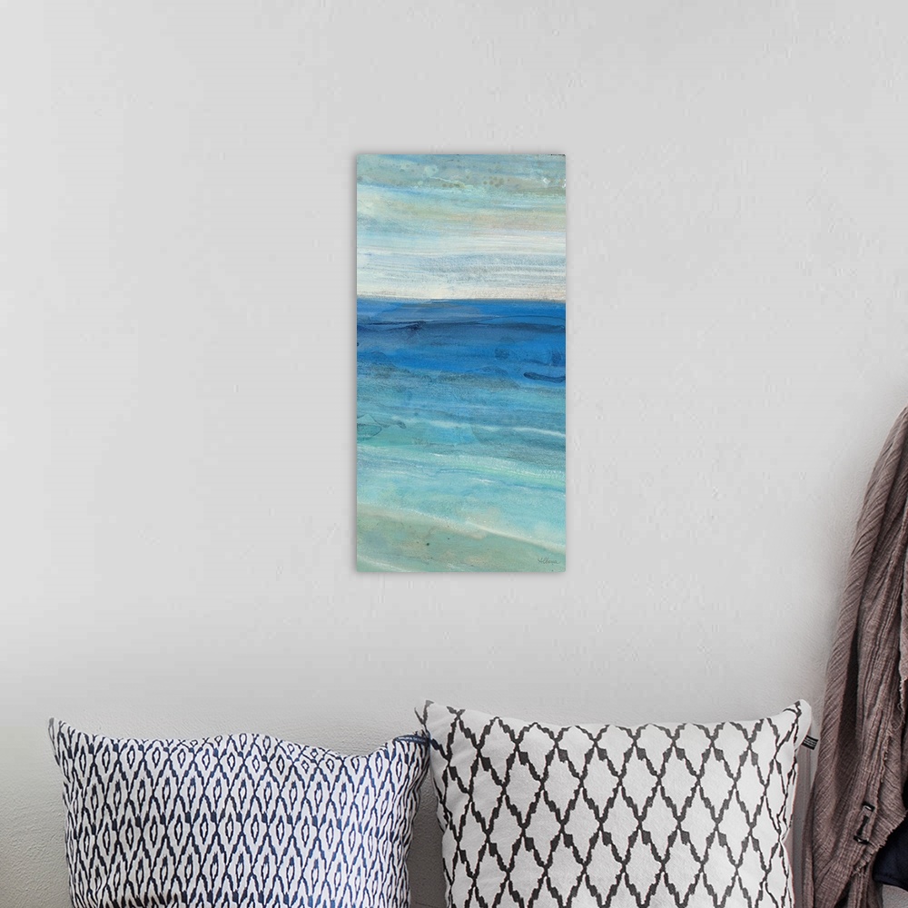 A bohemian room featuring From the Shore III