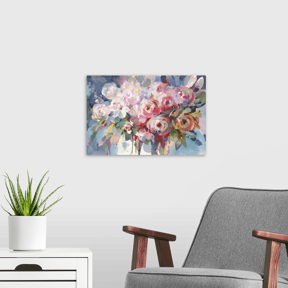 A modern room featuring Fullness Of Flowers