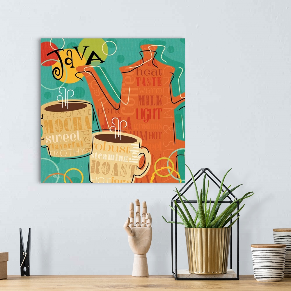 A bohemian room featuring Funky Brew IV