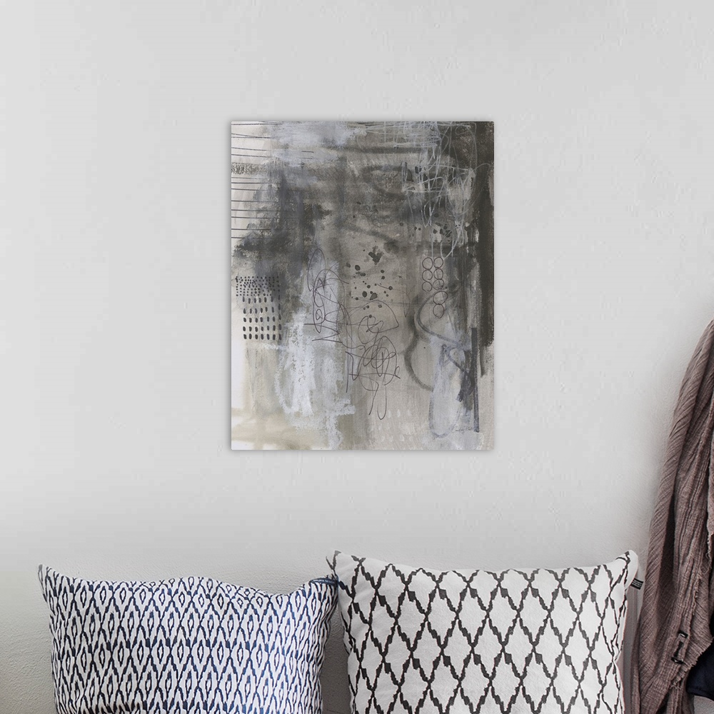 A bohemian room featuring Gray Matter I