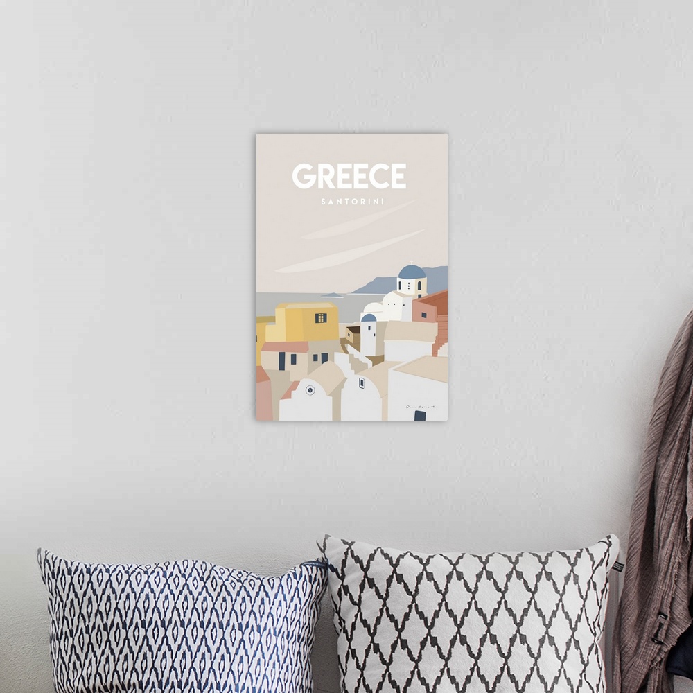 A bohemian room featuring Greece
