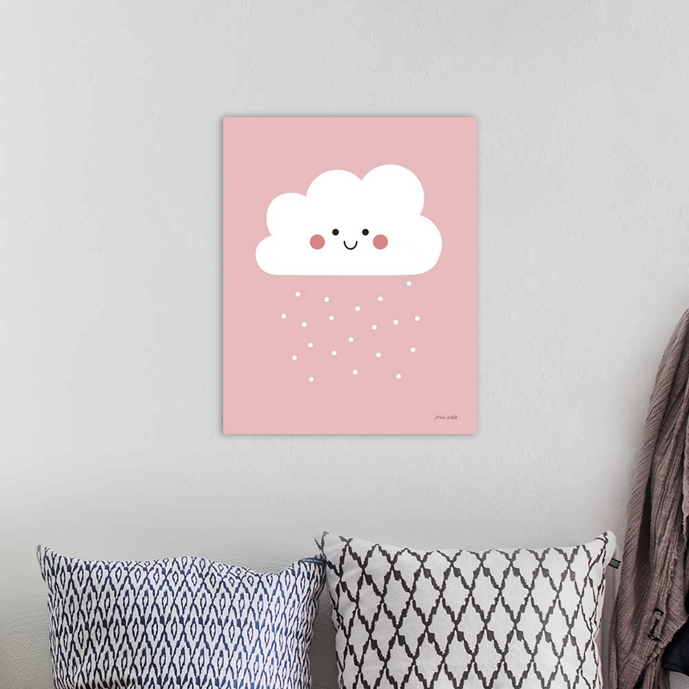 A bohemian room featuring Happy Cloud I