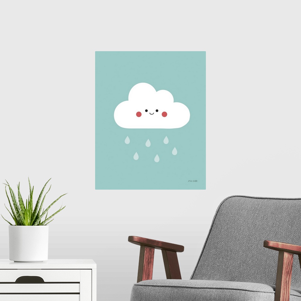 A modern room featuring Happy Cloud II