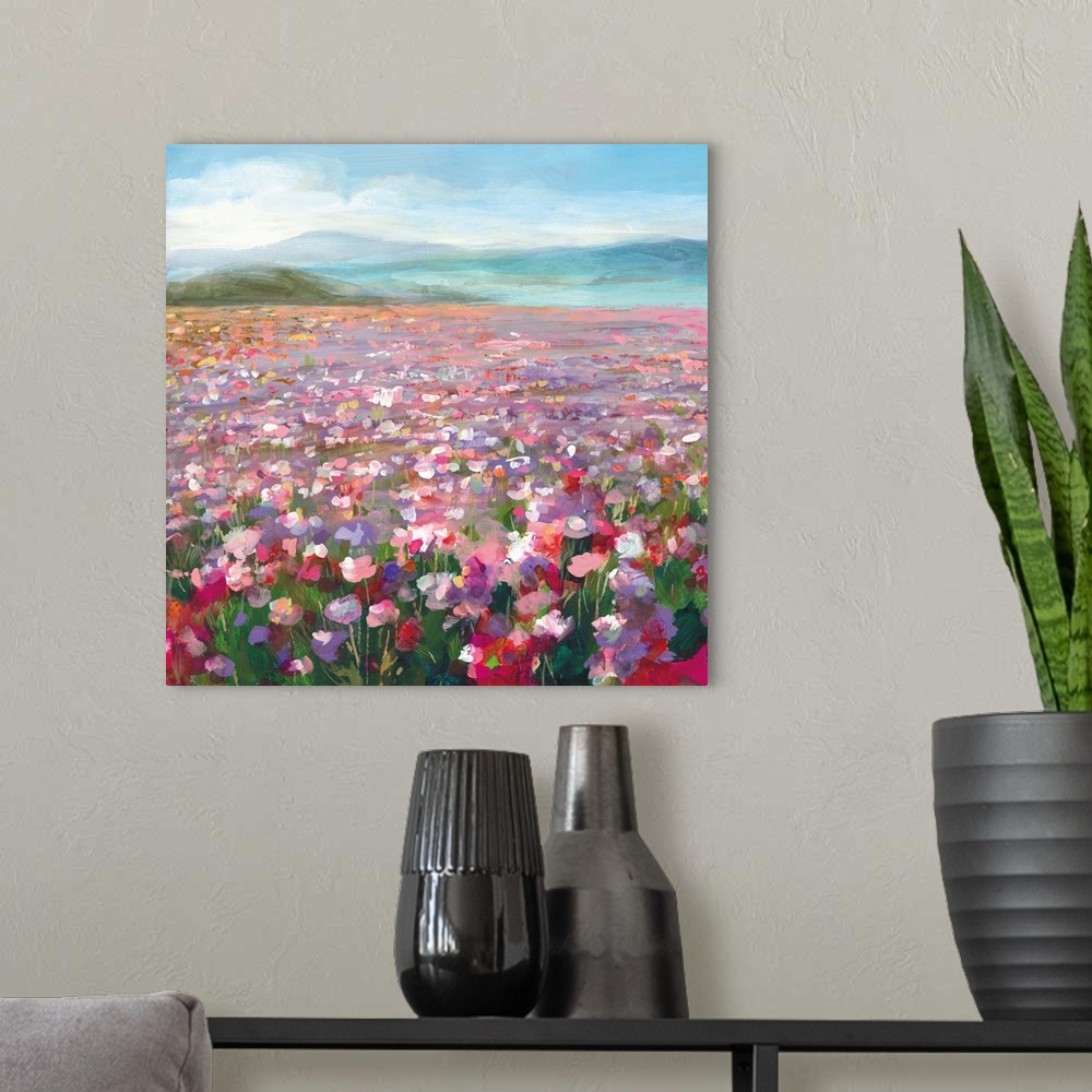 A modern room featuring Headland Wildflowers