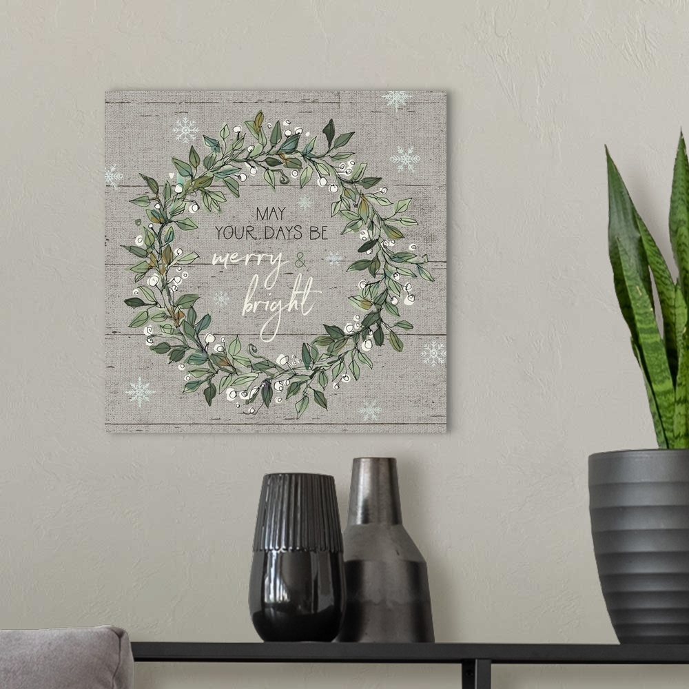 A modern room featuring Holiday on the Farm IX - Merry and Bright